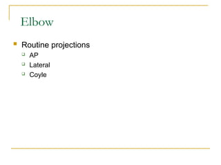 Lateral Coyle Method Routine upper limb anatomy and radiological master in upper limb | PPT