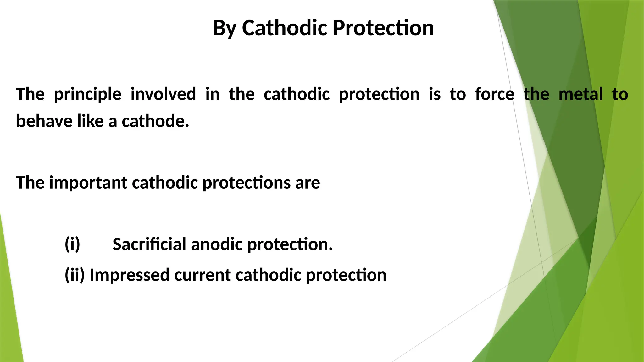 9. Cathodic Protection chemistry power point presentation | PPTX