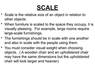 Basic Principles of Design - Interior Design | PPTX