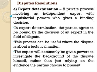 9. CLaim and DIspute Reference materials | PPTX
