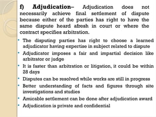 9. CLaim and DIspute Reference materials | PPTX