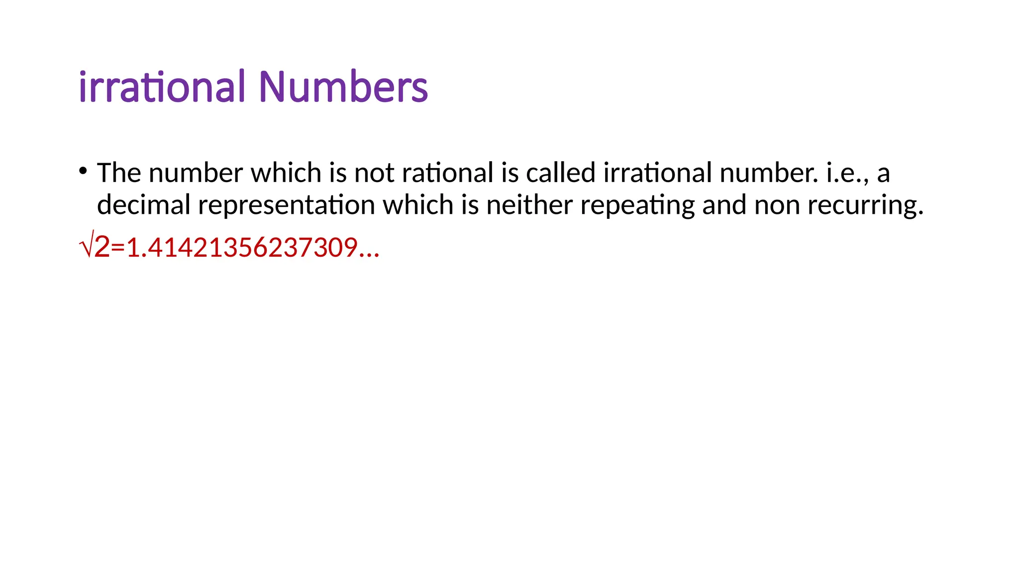 Not Rational Numbers 9. Rational Numbers.pptx what is rational numbers | PPTX