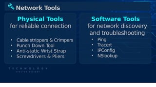 Network Tools, Equipment and Testing Devices.pptx