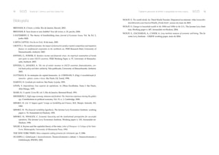 74 Ricardo de F. Summa e José Paulo Guedes Pinto “Capitalismo gerenciador de dinheiro” e desigualdade de renda e riqueza... 75 
Bibliografia 
BRENNER, R. O boom e a bolha. Rio de Janeiro, Record, 2002. 
BRENNER, R. New boom or new bubble? New le review, n. 25, jan-fev, 2004. 
CANTERBERY, E. The theory of bondholding class, Journal of Economic Issues, Vol. 36, Ed. 2, 
junho 2002. 
CARTA CAPITAL Fim da era Ford, 18 de maio, 2005. 
CROTTY, J. The neoliberal paradox: the impact of destructive product market competition and impatient 
fi nance on nonfi nancial corporatios in the neoliberal era, PERI Research Brief, University of 
Massachuse s, Amherst. 2003 
EPSTEIN, G., POWER, D. Rentiers income and fi nancial crises: An empirical examination of trends 
and cycles in some OECD countries. PERI Working Paper, n. 57, University of Massachu-se 
 s, Amherst. 2003. 
EPSTEIN, G., JAYADEV, A. The rise of rentier incomes in OECD countries: fi nancialization, cen-tral 
bank policy and labor solidarity. Não-publicado, University of Massachuse s, Amherst, 
2005. 
GUTTMAN, R. As mutações do capital fi nanceiro. In: CHESNAIS, F. (Org) A mundialização fi - 
nanceira – gênese, custos e riscos. São Paulo, Ed. Xamã, 1998. 
HARVEY, D. Condição pós-moderna. São Paulo: Loyola, 1993. 
LENIN, V. Imperialismo: Fase superior do capitalismo. In: Obras Escolhidas, Tomo I. São Paulo, 
Alfa-Omega, 1979. 
MARX, K. O capital, Livro III, vol. 5, Rio de Janeiro, Bertrand Brasil, 1991. 
MEDEIROS, C. High wage economy, sloanism and fordism: The American experience during the golden 
age, Contributions to political economy, Vol. 19, n. 1, Cambridge, 2000. 
MINSKY, H. Can ‘it’ happen again? Essays on Instability and Finance, M.E. Sharpe: Armonk, NY, 
1982. 
MINSKY, H. The fi nancial instability hypothesis, The Jerome Levy Economics Institute, working 
paper n. 74, Annandale-on-Hudson, 1992. 
MINSKY, H., WHALEN, C. Economic Insecurity and the institutional prerequisites for successful 
capitalism, The Jerome Levy Economics Institute, Working paper n. 165, Annandale-on- 
Hudson, 1996. 
NEGRI, A. Keynes and the capitalist theory of the state, Labor of Dionysus: A Critique of the State- 
Form. Minneapolis, University of Minnesota Press, 1994. 
THE NEW YORK TIMES. More companies ending promises for retirement, jan. 9, 2006. 
OCAMPO, J. Globalização e desenvolvimento, Desenvolvimento e debate 1- Desenvolvimento e 
Globalização, BNDES, 2002. 
WOLFF, E. The wealth divide. In: Third World Traveler. Disponível na internet: h p://www.thir-dworldtraveler. 
com/America/Wealth_Divide.html. acesso em maio de 2003. 
WOLFF, E. Changes in household wealth in the 1980s and 1990s in the U.S., The Jerome Levy Insti-tute, 
Working paper n. 407, Annandale-on-Hudson, 2004. 
WOLFF, E., ZACHARIAS, A., CANER, A. Levy institute measure of economic well-being, The Je-rome 
Levy Institute – LIMEW working paper, maio de 2004. 
