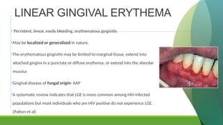 AIDS and periodontium presentation...... | PPTX