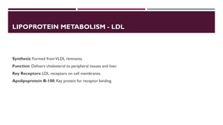 Lipid Metabolism presentation for physiotherapist | PDF