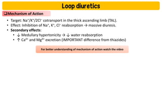 Loop Diuretics: Mechanisms, Uses, and Clinical Management | PDF