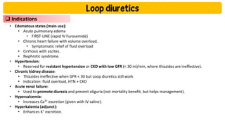 Loop Diuretics: Mechanisms, Uses, and Clinical Management | PDF