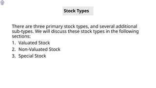 Key Stock Types Comprehensive Inventory Management: Stock Types, Movements, and ...