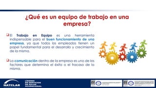 La Importancia del Trabajo en Equipo para el Éxito Empresarial y la ...