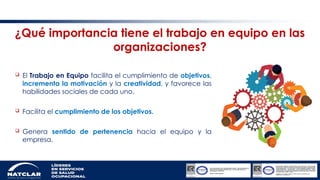 La Importancia del Trabajo en Equipo para el Éxito Empresarial y la ...