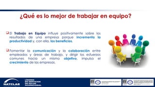 La Importancia del Trabajo en Equipo para el Éxito Empresarial y la ...