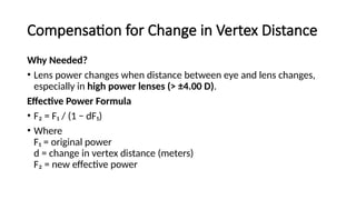 Comprehensive Guide to Focimetry and Its Role in Dispensing Optics | PPTX