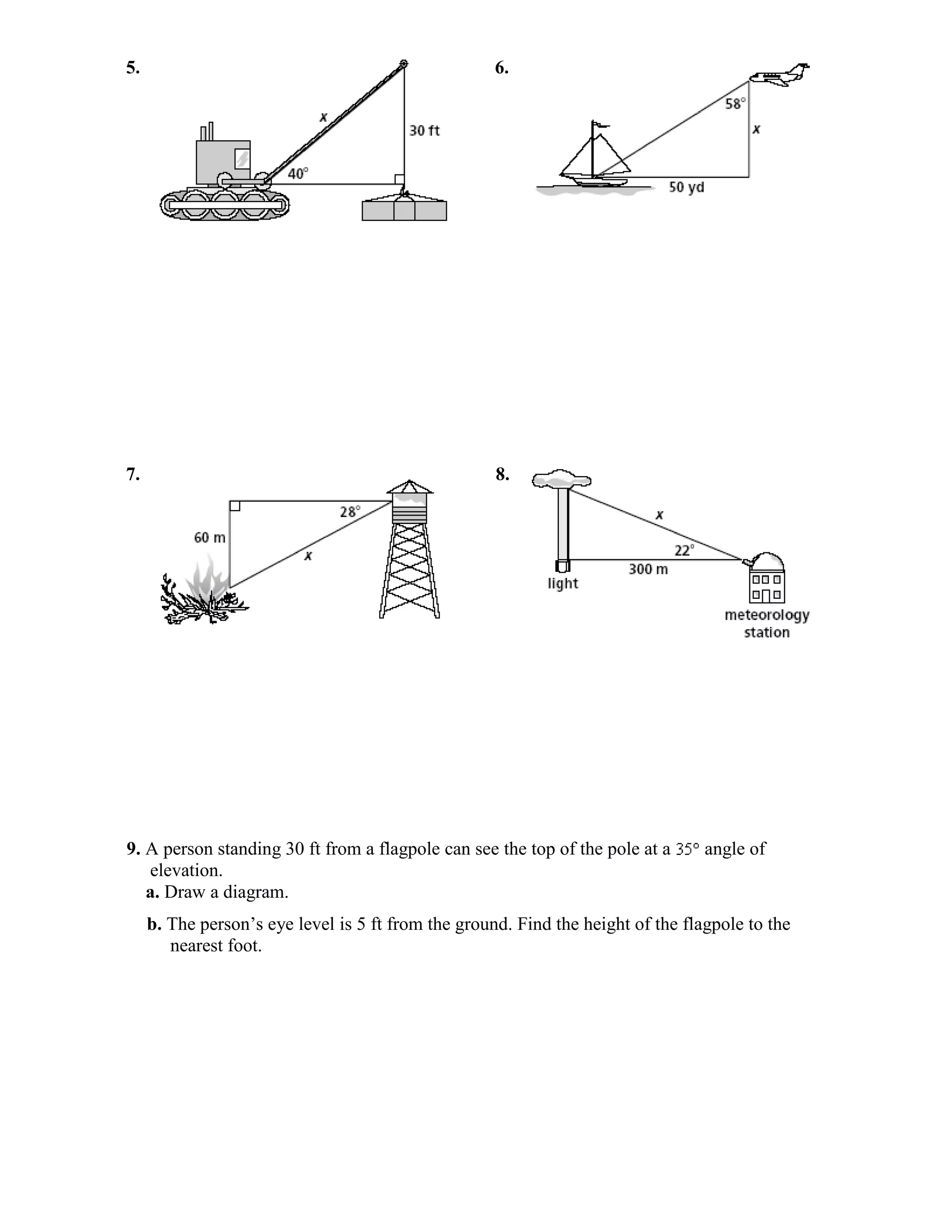 9 3 Angles Of Elevation And Depression PDF 9-3-angles-of-elevation-and-depression-pdf