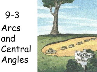 9-3 Arcs and Central Angles 