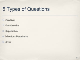 Directive Question 9.3 job interviews lecture student notes | PPT