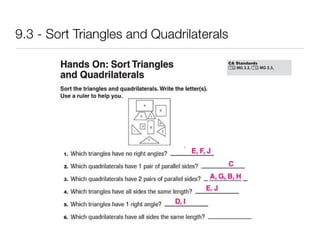 9.3 sort triangles and quads