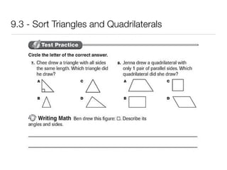 9.3 sort triangles and quads