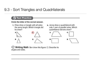 9.3 sort triangles and quads