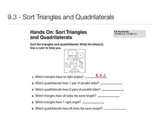 9.3 sort triangles and quads