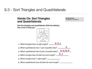 9.3 sort triangles and quads