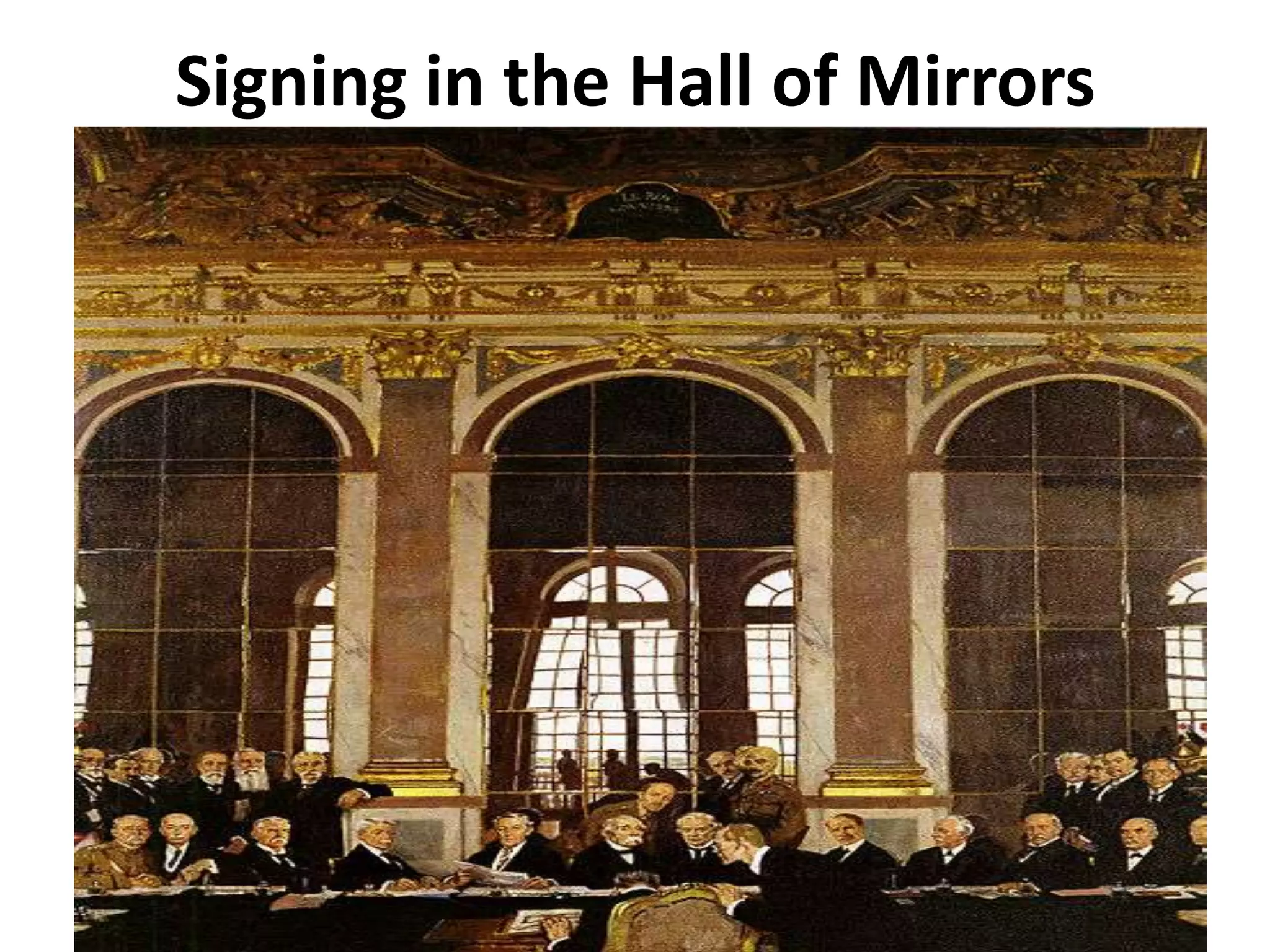 Signing in the Hall of Mirrors