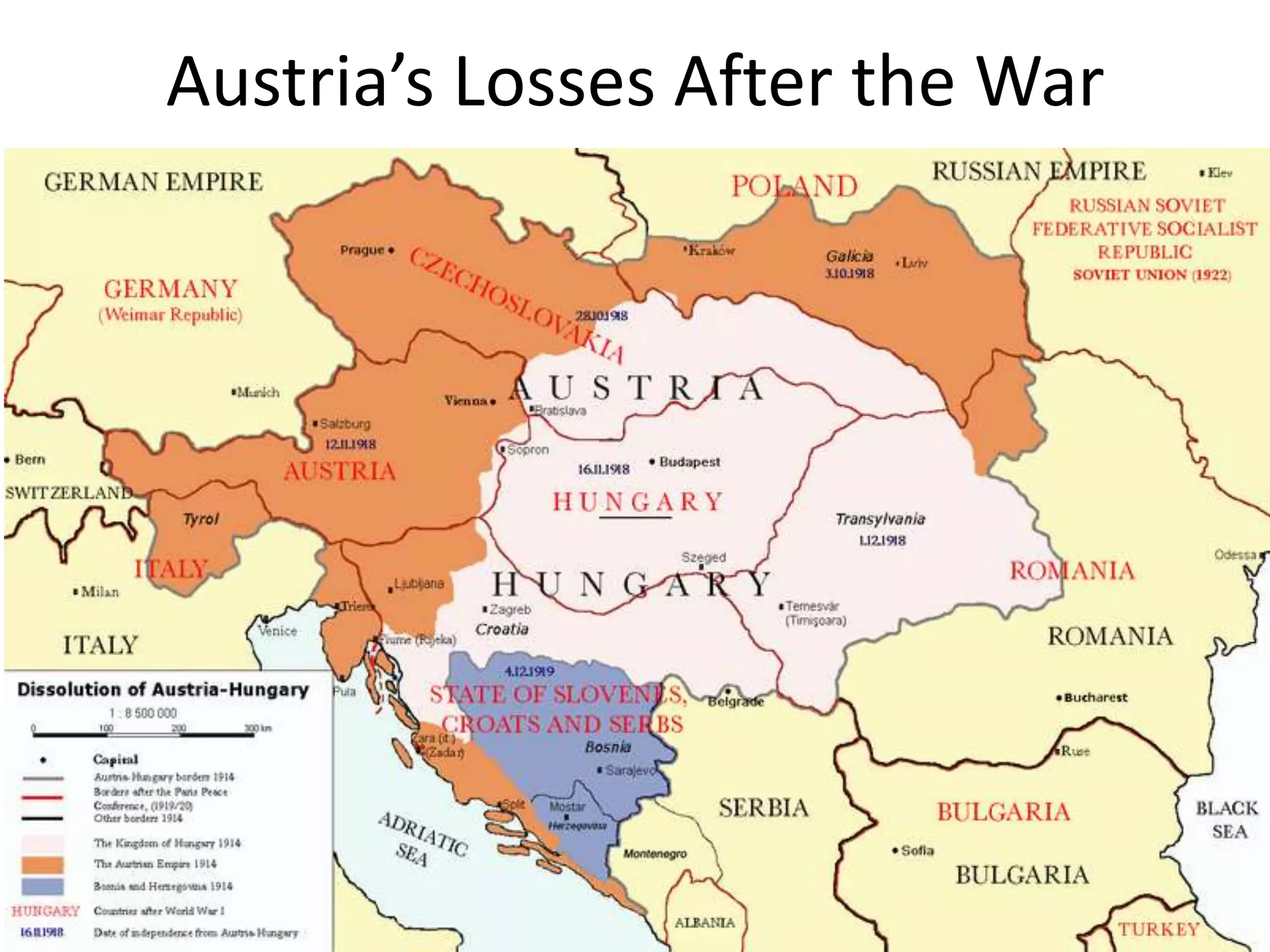 Austria’s Losses After the War