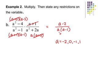 9.4 Simplifying Rational Expressions | PPT | Programming Languages ...