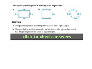 click to check answers
 