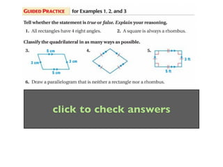 click to check answers
 