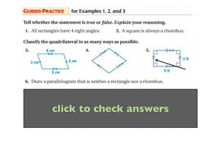 click to check answers
 