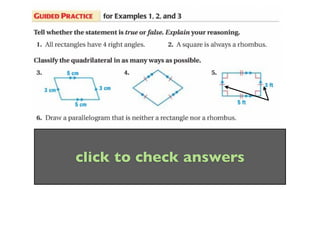 click to check answers
 