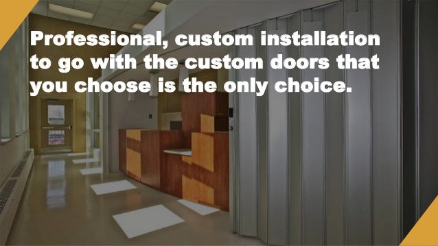 Professional Installation For Accordion Doors