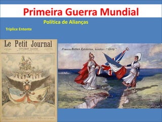 Primeira Guerra Mundial
Política de Alianças
Tríplice Entente
 