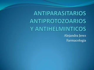 Alejandra Jerez
 Farmacología
 