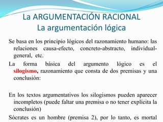 9 argumentación | PPSX