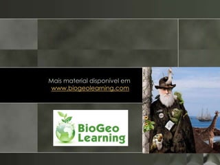 Mais material disponível em
 www.biogeolearning.com
 