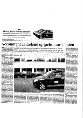 9. Artikel accountant aarzelend op jacht naar klanten - Hans Koning - 2005