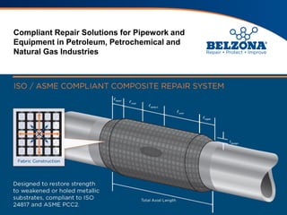 Compliant Repair Solutions for Pipework and
Equipment in Petroleum, Petrochemical and
Natural Gas Industries
 