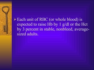 blood component therapy | PPT
