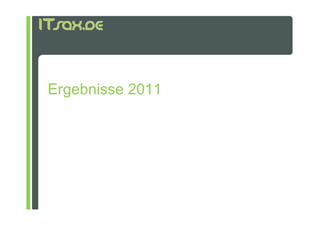 Ergebnisse 2011
 