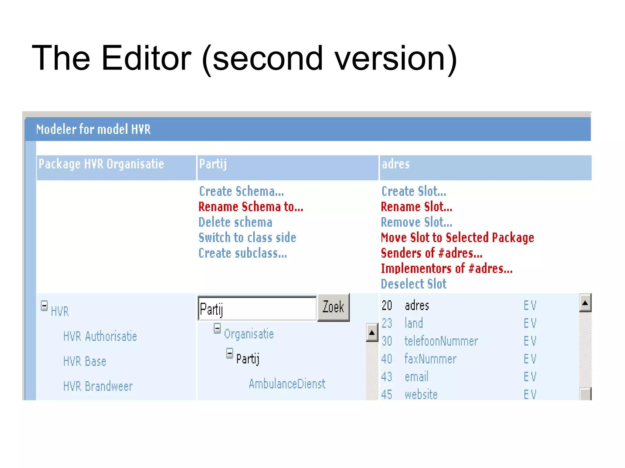 The Editor (second version)
 