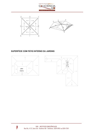 SUPERFÍCIE COM PÁTIO INTERNO OU JARDINS
pátio
interno
 