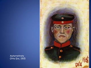 Autorretrato
Otto Dix, 1915
 