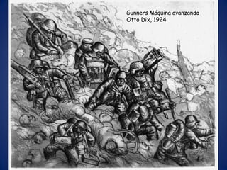 Gunners Máquina avanzando
Otto Dix, 1924
 
