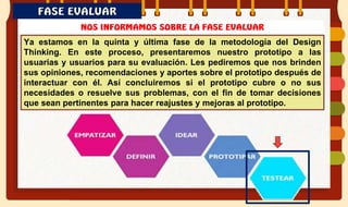 la metodología design Thinking - fase evaluar | PPTX