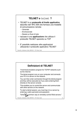 9 Ftp Telnet Email | PDF