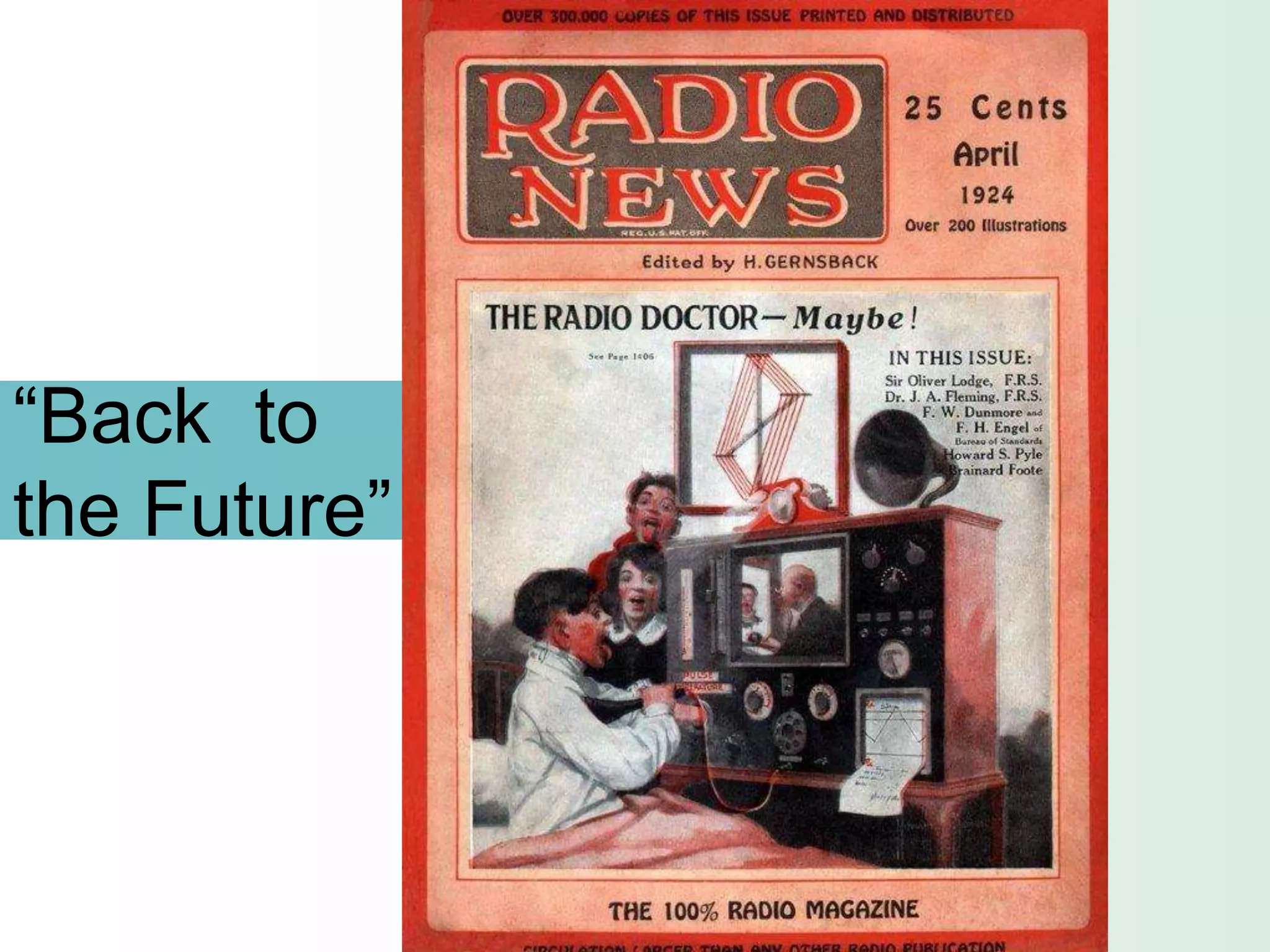 “Back to
the Future”
 