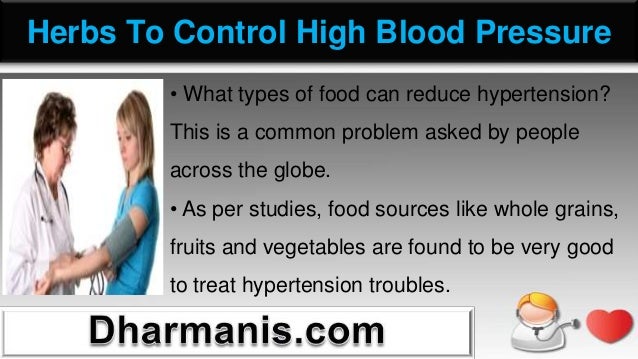 can high blood pressure be controlled by diet