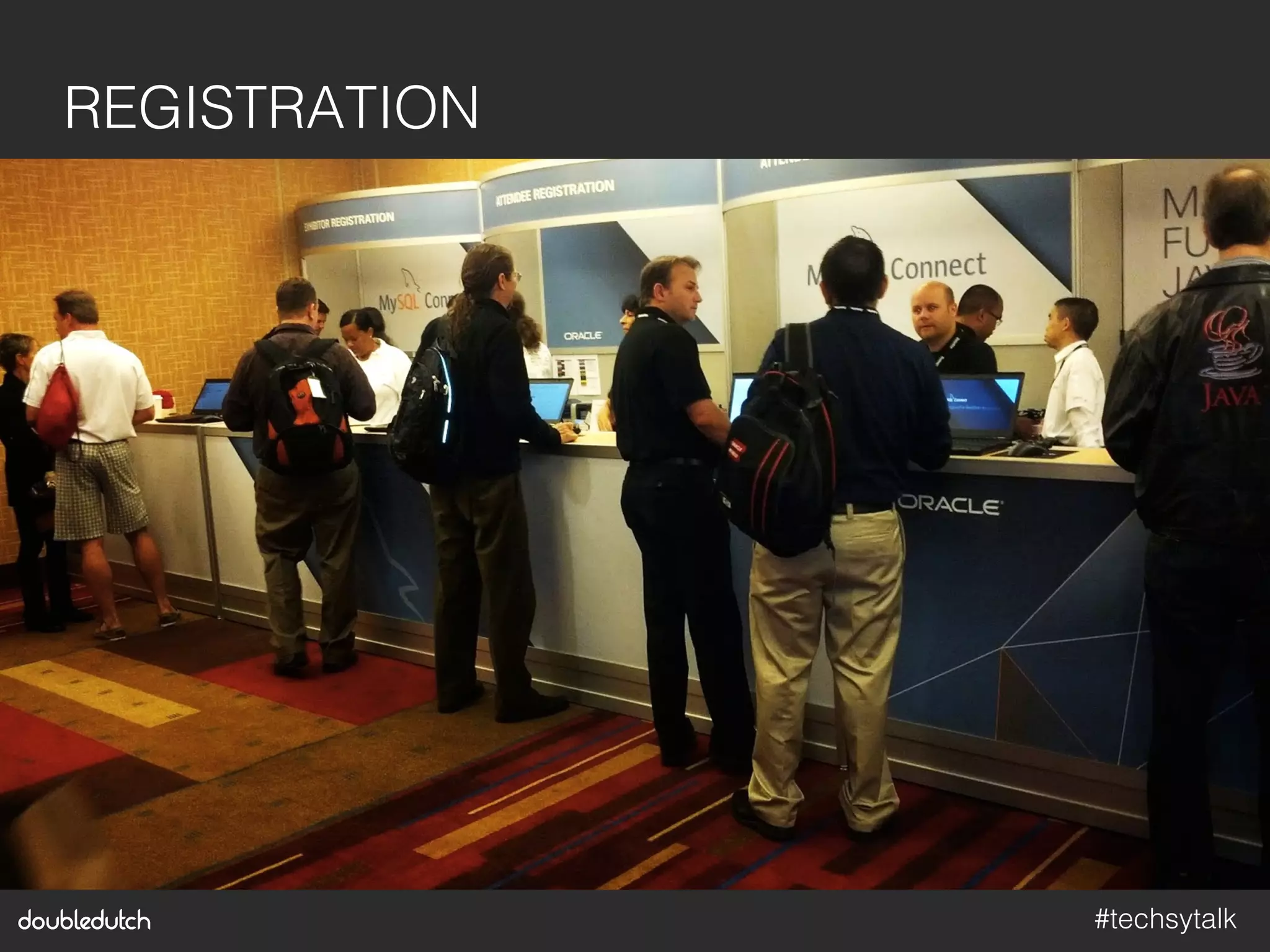 #techsytalk!
REGISTRATION!
 